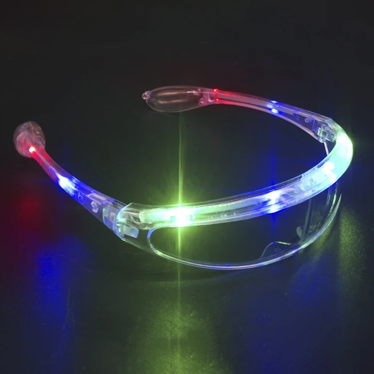 Futuristic LED Sunglasses party glasses glow in the dark
