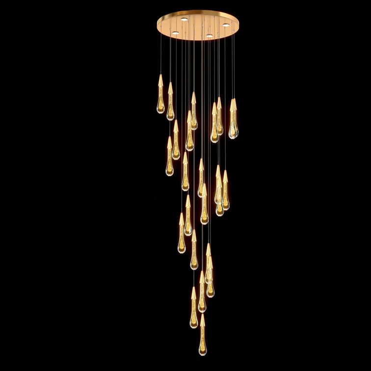 Modern Chandelier Decorative Ceiling Scandinavian Crystal LED Pendant Light