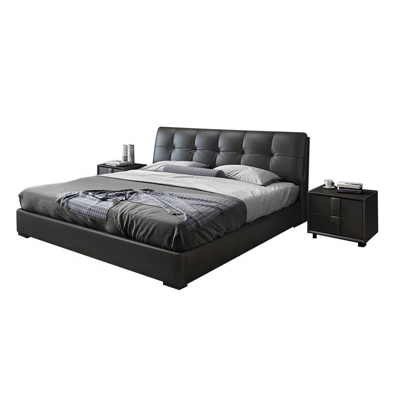 
Custom - made modern bedroom furniture simple fashion design multi - functional storage bed 