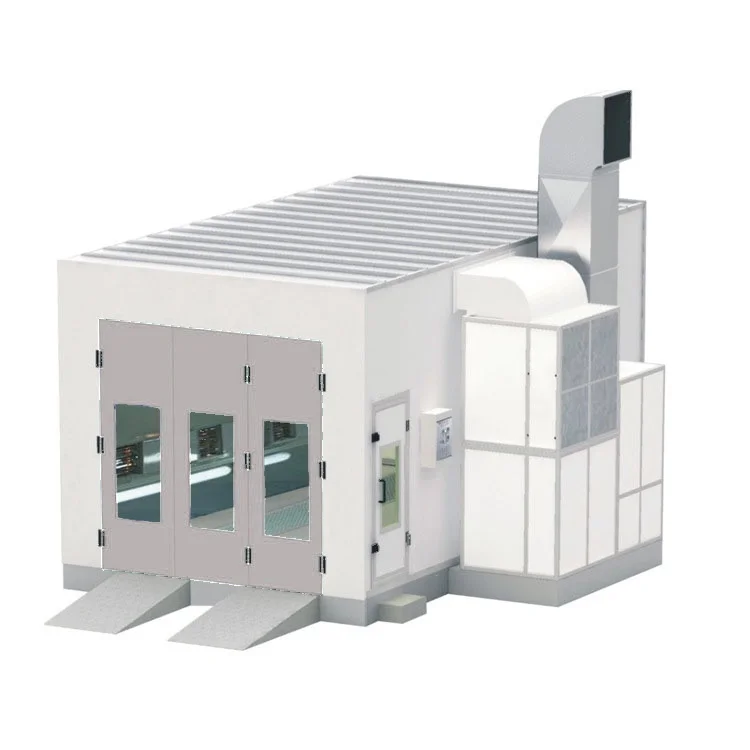 Hot Sale Car Paint Booth Economical Halogen Shortwave Infrared Heating Paint Room Spray Booth