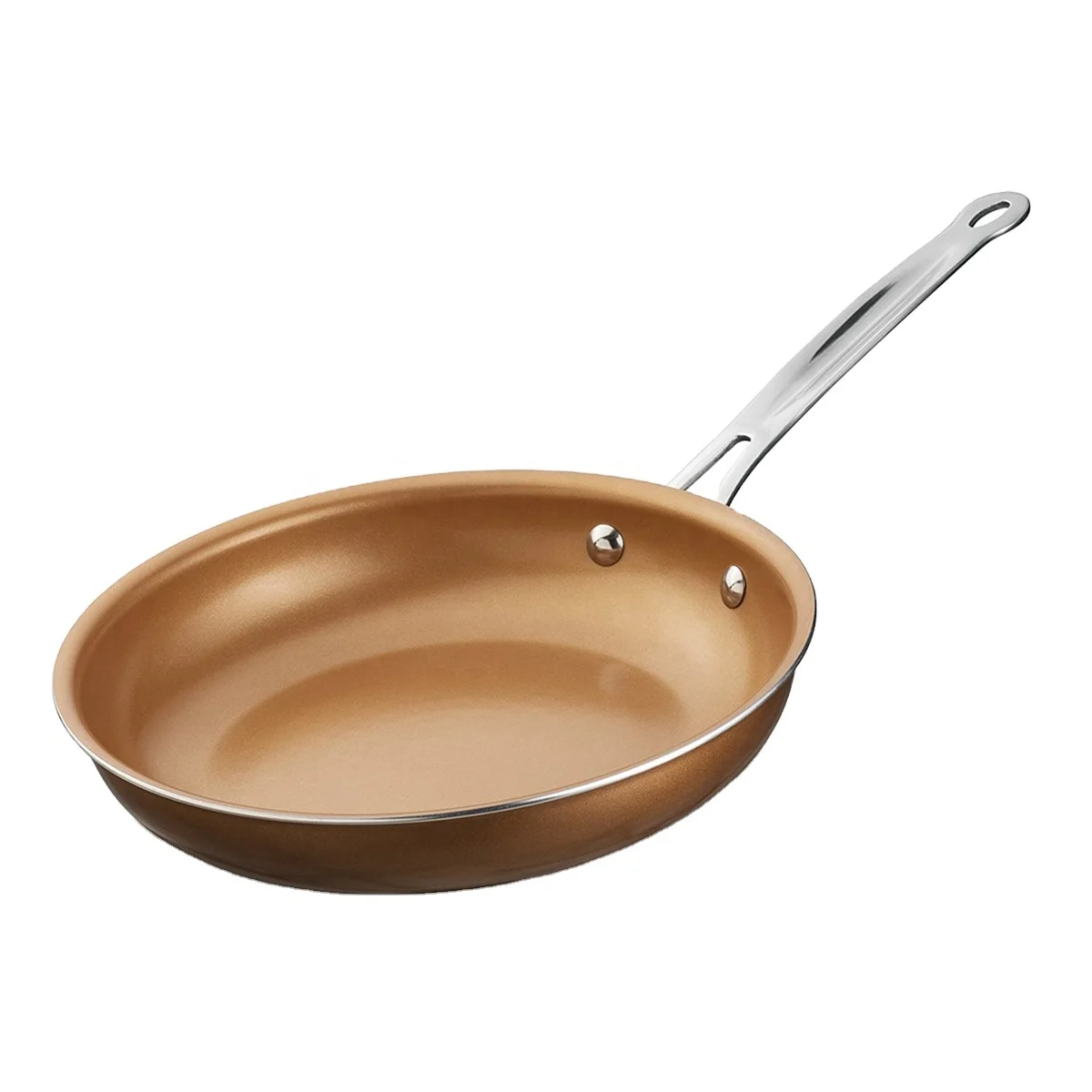 Factory Hot Sale Aluminum 10 inch Copper Cookware  Nonstick Ceramic CoatingFrying Pan