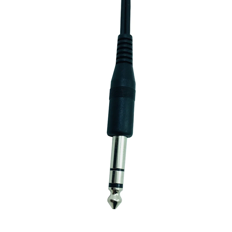 TRS 6.35 stereo to 2*6.35 mono microphone cable connector ofc guitar cable audio jack cable