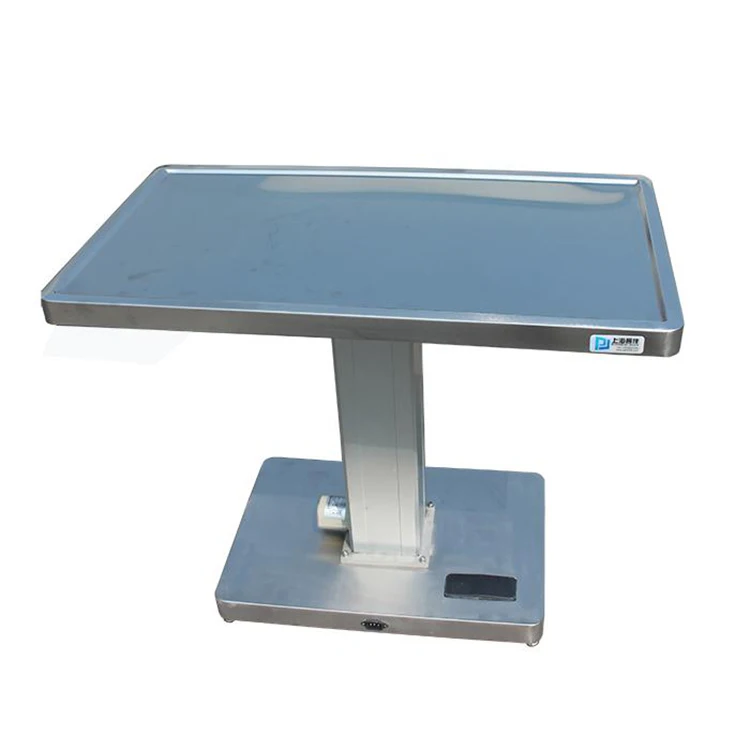Electric Lifting Operating Animal Hospital Stainless Steel C-Arm Compatible Veterinary Surgical Table with Heating System
