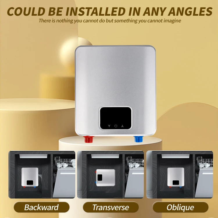 220V Save Electricity and Energy Portable Instant Storage Electric Water Heater Plastic Ce Touch Button Wall Mounted 3 Years 220