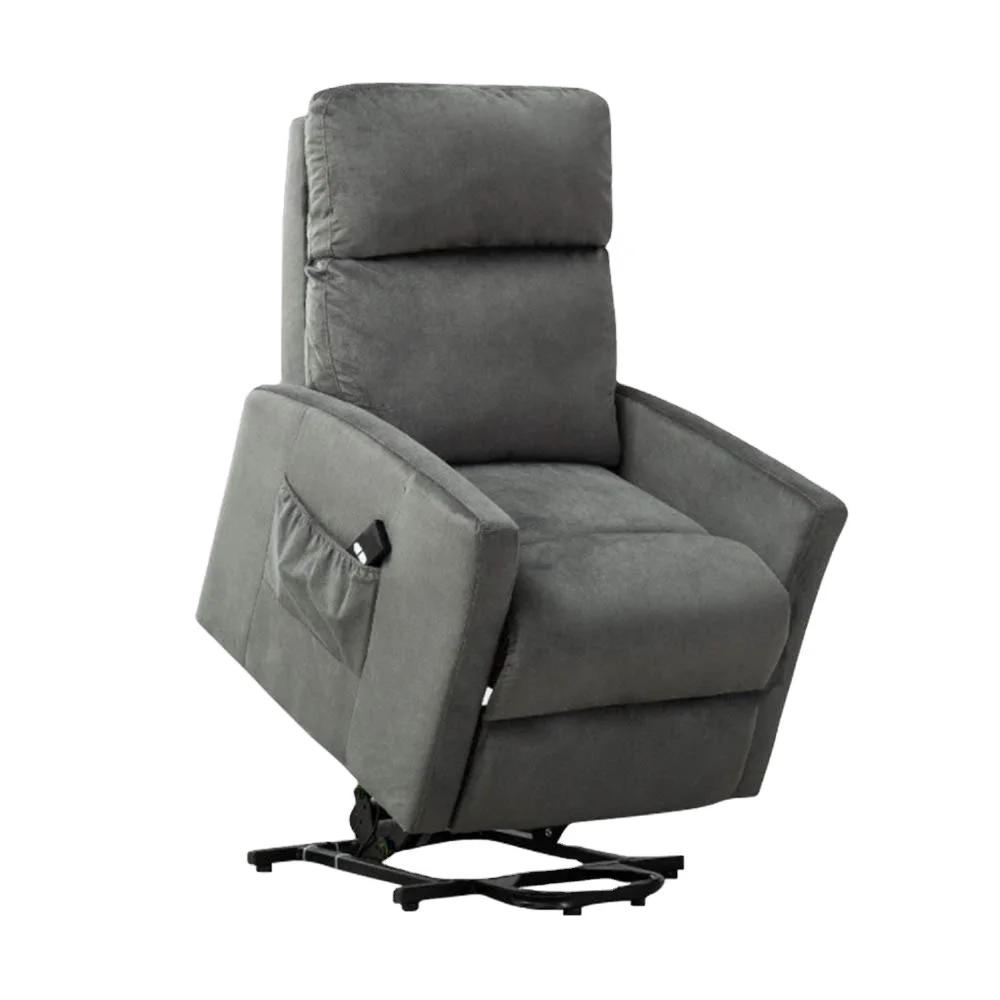 JKY Furniture ZOY Padded Seat Electric Power Lift Chair 3 Positions 2 Bags With Adjustable Headrest Backrest Footrest
