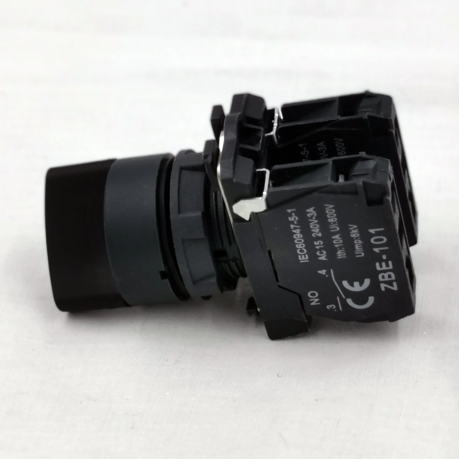 22mm selector switch 2 position with latching XB5 AD25 with 1NO1NC selector push button switch