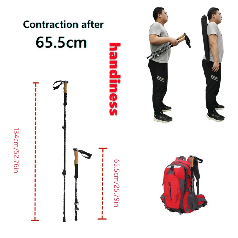 2022 Wholesale Telescoping Walking Poles pole Stick