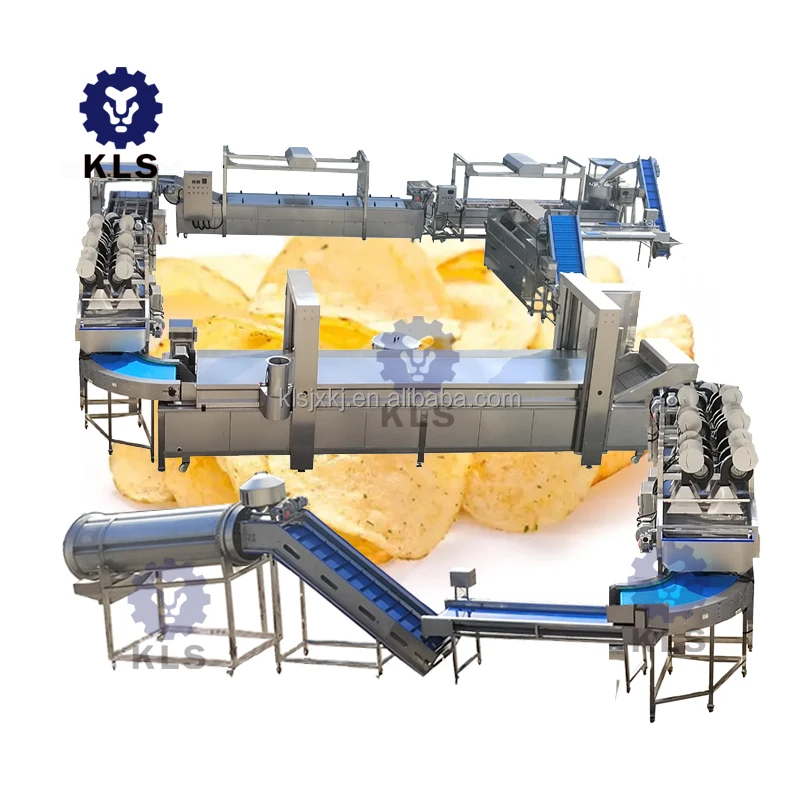 KLS Potato chips production line Fully automatic potato chips production line 400kg/h potato chips production line