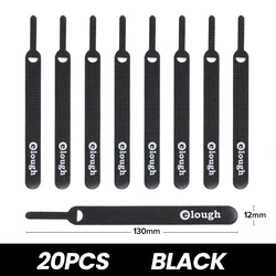 Tidy wire organizer re-sealable nylon cable tie adhesive hook and loop blue cable cord management