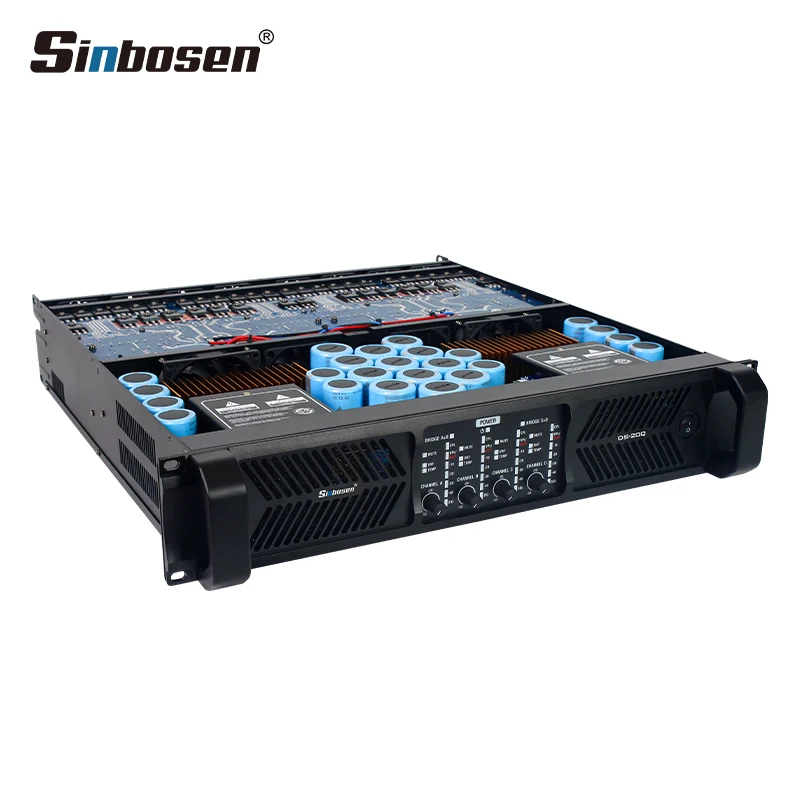 DS-20Q professional subwoofer 8 ohms 4 channel 4000 watts audio power amplifiers sound system