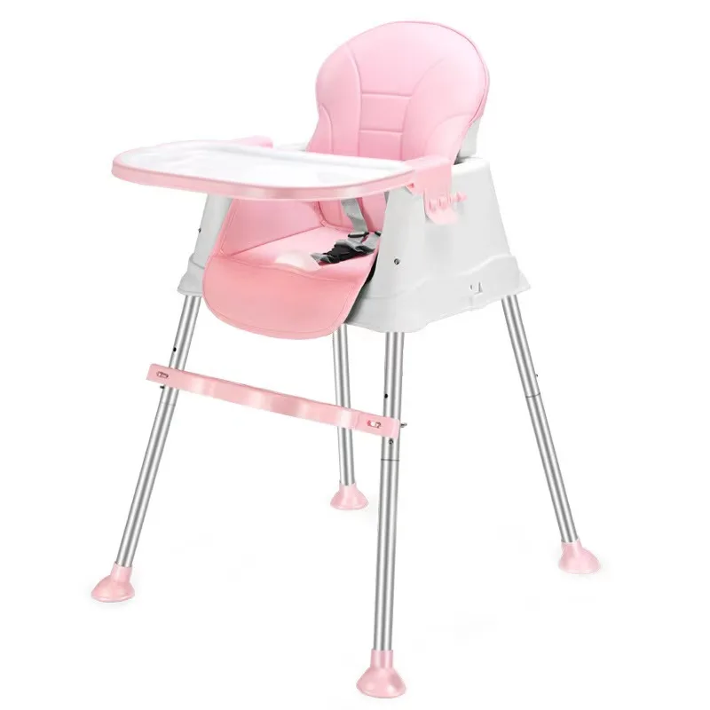 Hot Selling Restaurant Plastic Kids Child Food Eat Feeding High Dining Chair Multi function Baby Feeding Eating High chair