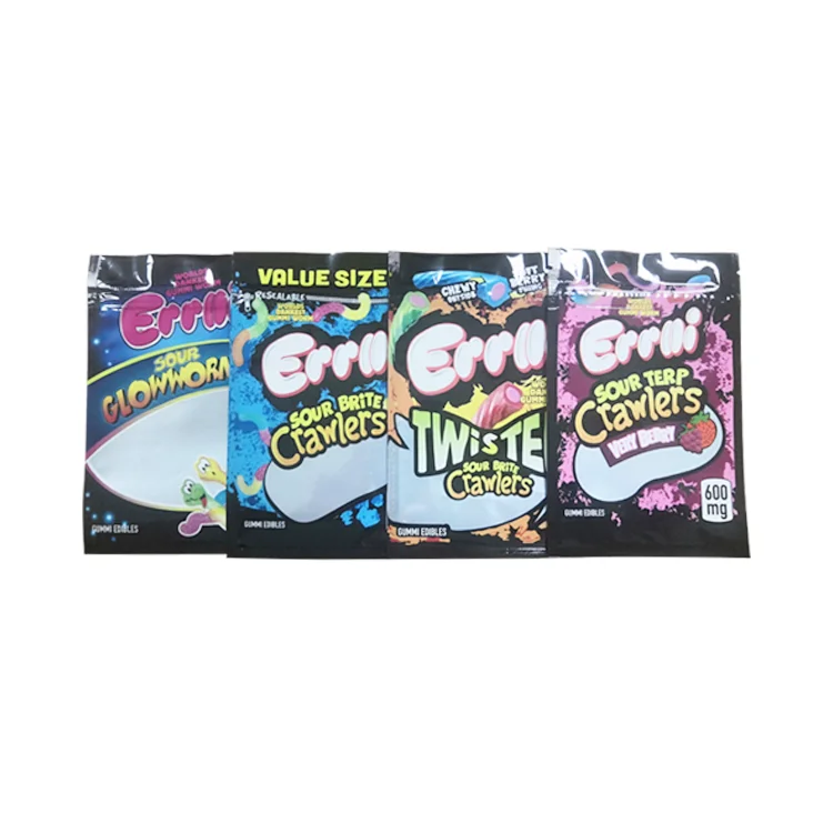 В наличии budhead жевательный мармелад пищевых продуктов в мешок три edge-sealing600mg gashead