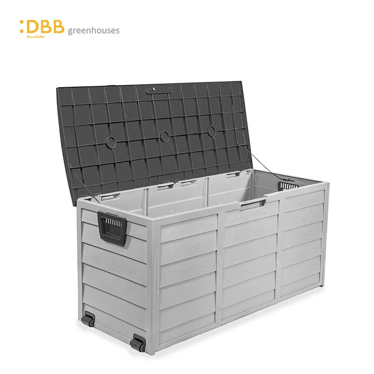 Wholesale 63 Gallon Custom Plastic Large Deck Boxes Garden Storage Boxes Plastic