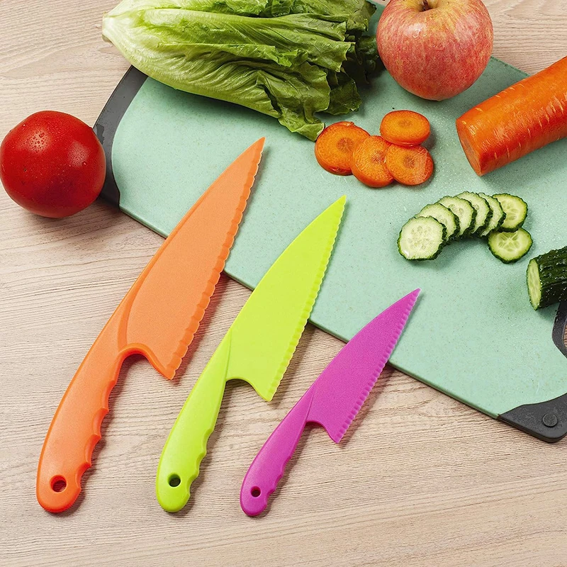 dishwasher safe toddler cooking knives miniature kitchen set for real cooking child children kitchen kids knife set