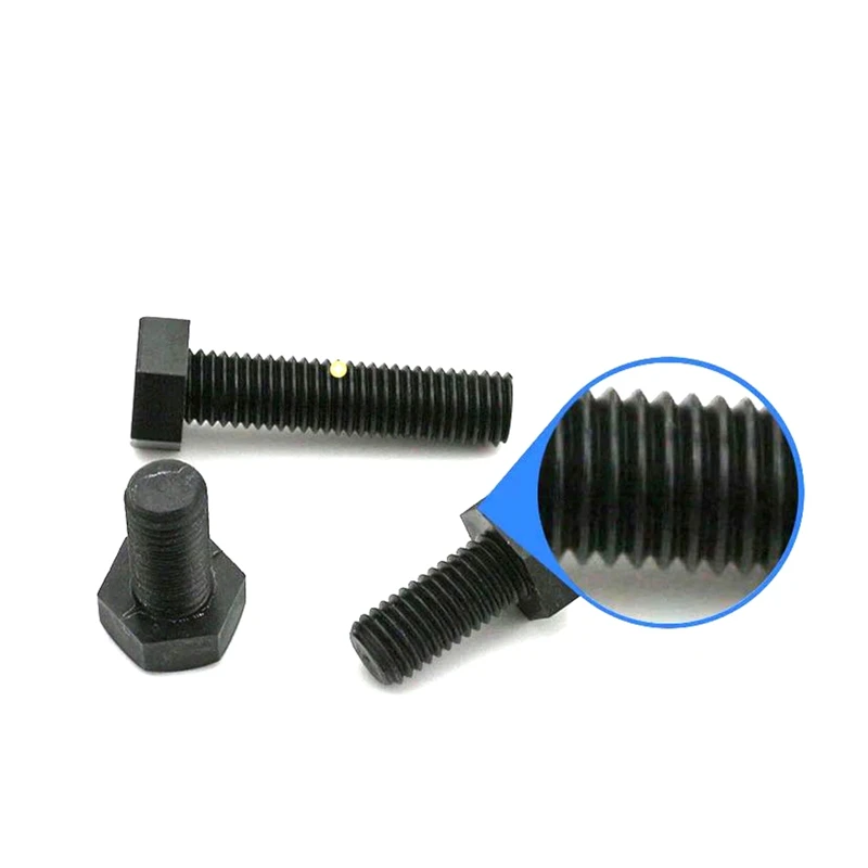 Professional Manufacturer blue white galvanized din933 grade class 4.8 hexagonal head bolt