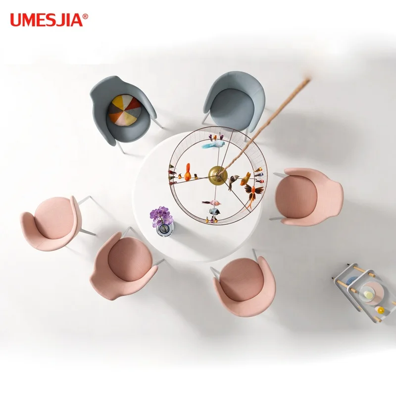 
Modern light luxury dining chair Hotel restaurant chair ROC Stainless steel Modern velvet chair 