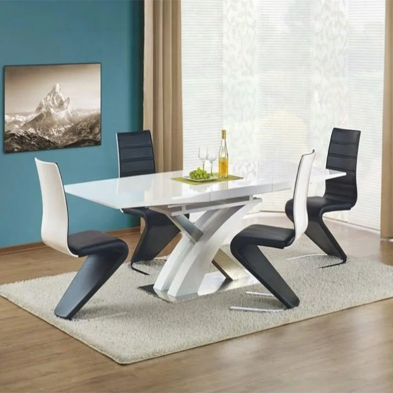 Factory price dining room furniture table set 6 8 chairs modern luxury dining room set