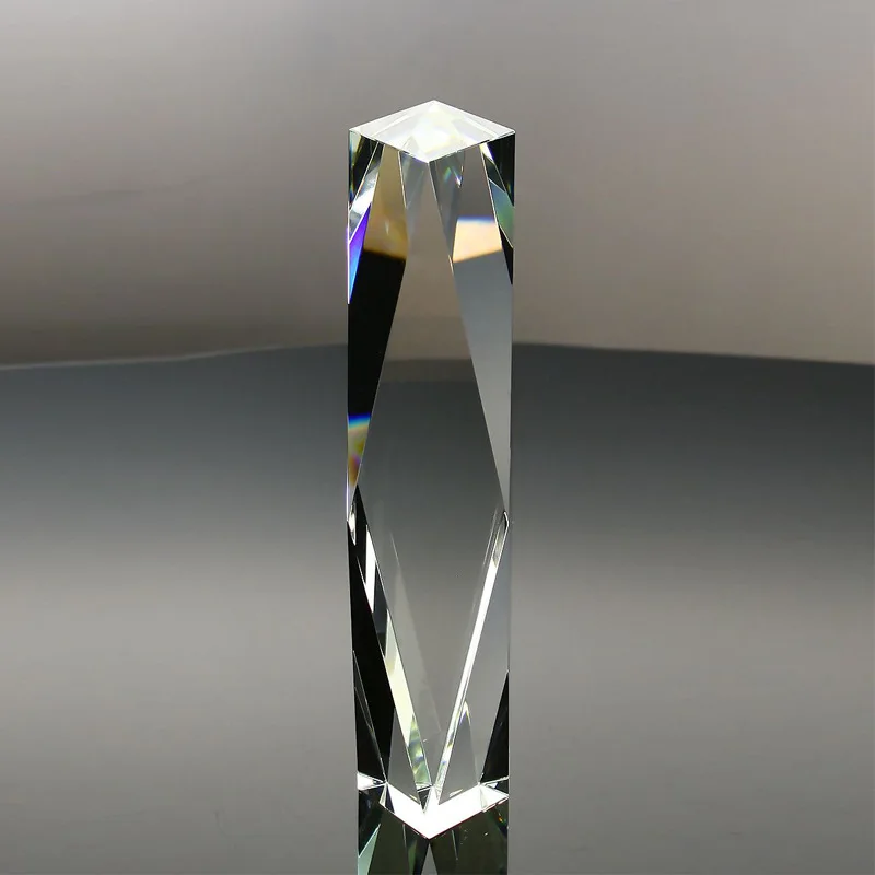 Jadevertu 2024 K9 diamond crystal trophy award trophy crystal plaque award crystal trophy glass