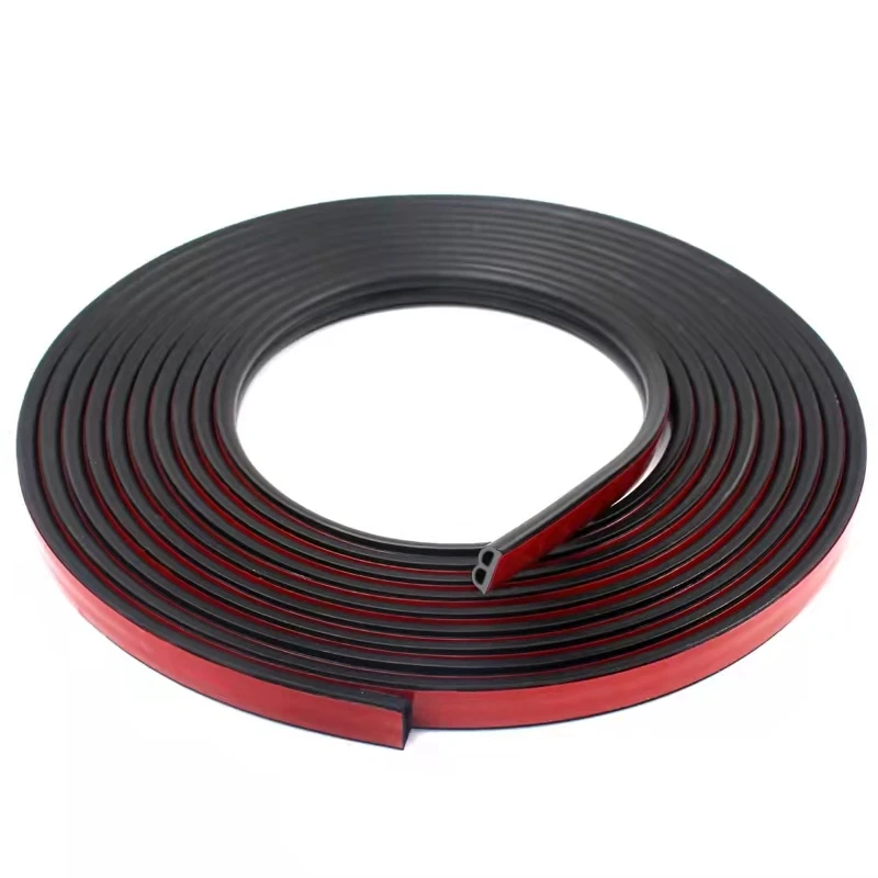 High-end customized price preferential l-type double rubber back glue 5m car door seal