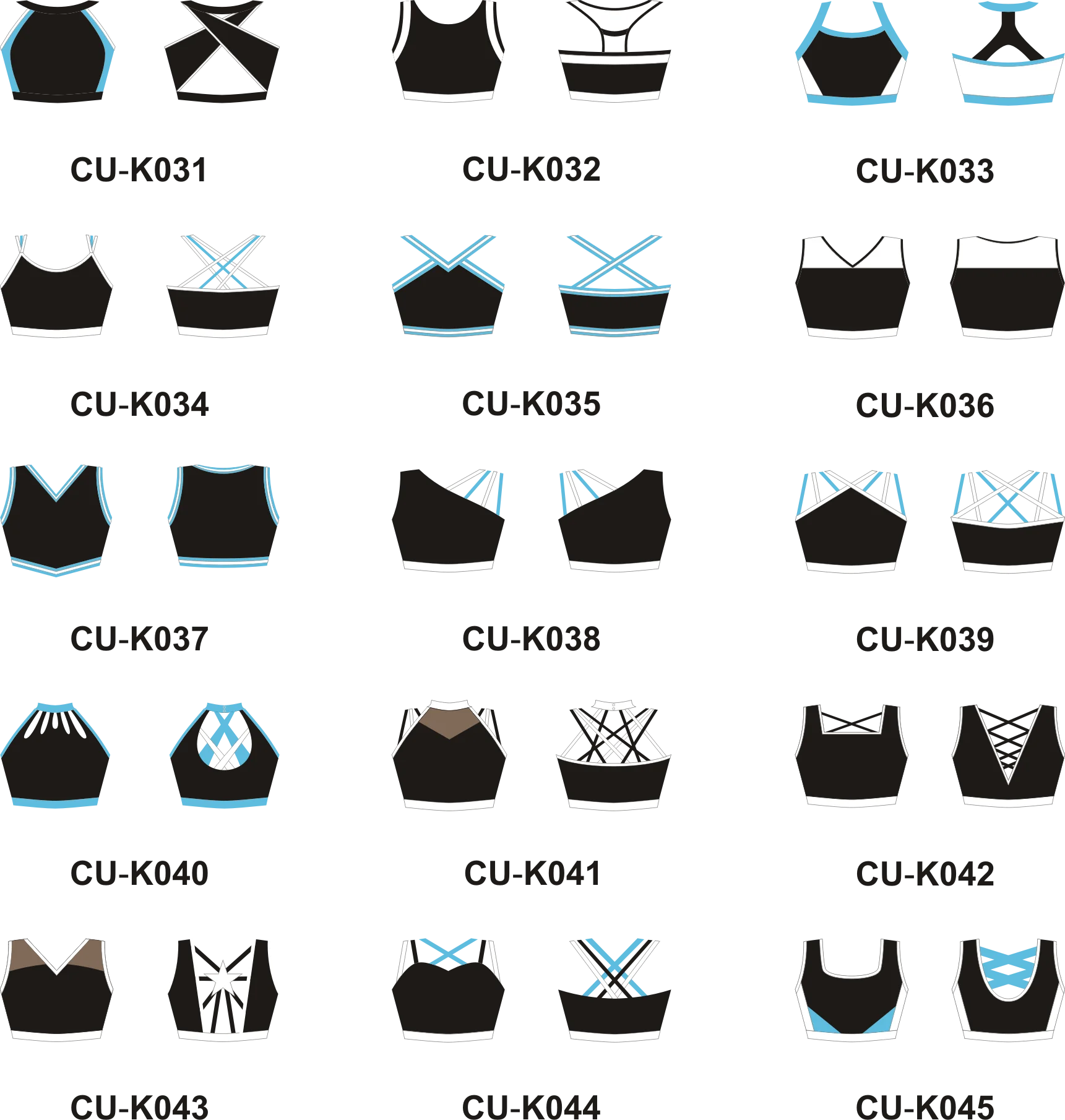 OEM Free Design Popular Practice Kits Crop top and short for Kids