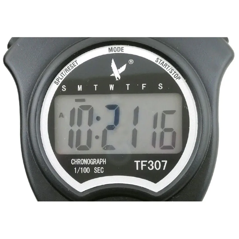 Digital Stopwatch Timer Large Display with Clock and Date Simple Stopwatches for Sports Coaches Running Swimming Kids Training