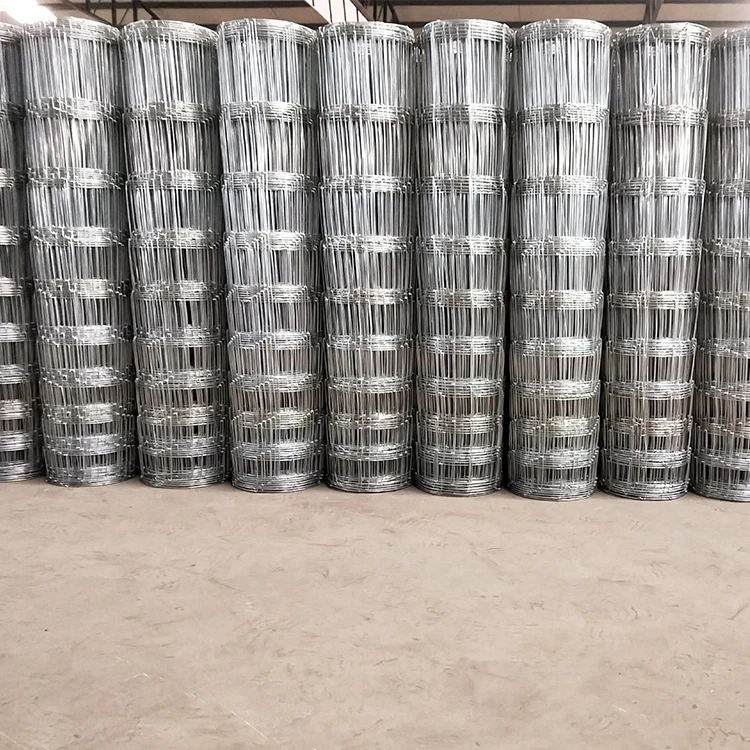 Top and bottom wire 12.5 gauge 4 inch 6 inch 12 inch stay wire space fixed knot hinge joint cattle farm fencing cost