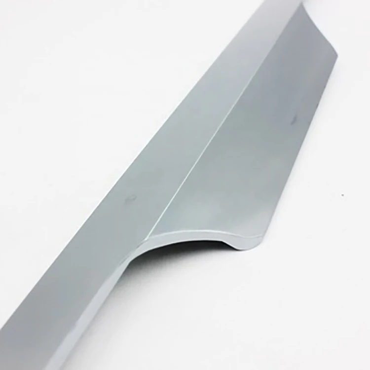 L shape edge pull handle competitive price aluminum high quality aluminum for furniture kitchen drawer edge