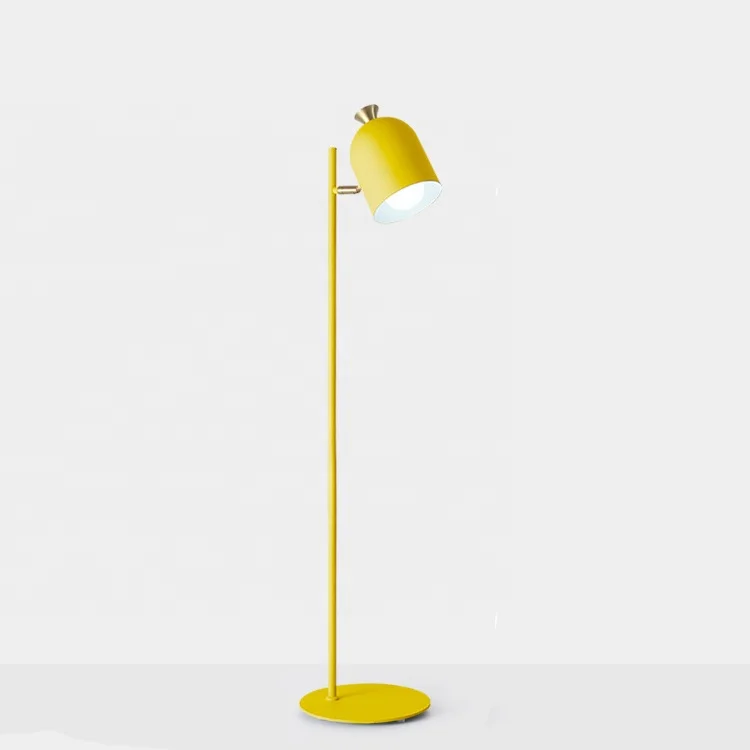 Modern simple Nordic style indoor mirror iron floor lamp light with decoration