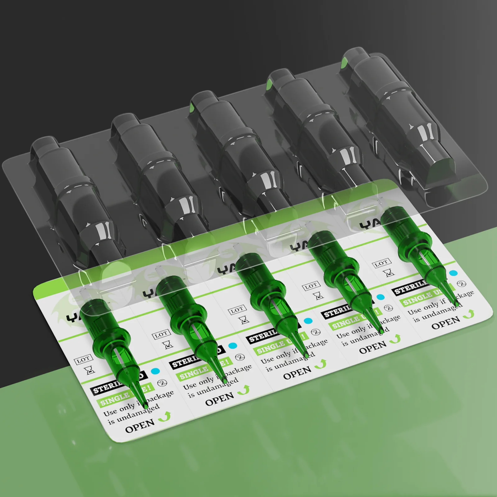 Hot Sale 20pcs Membrane System YABA Tattoo needles Sterilized Tattoo Needle Cartridges