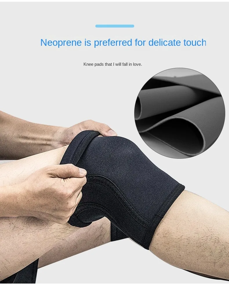 Top Quality SCR 5mm Or 7mm Knee Sleeve Support Compression Knee Brace Neoprene for Powerlifting