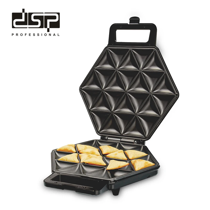 DSP Automatic Temperature Control 1200W 24-grids Non-stick Coating Plates Pastry Making Machine Kitchen Samosa Dumpling Maker