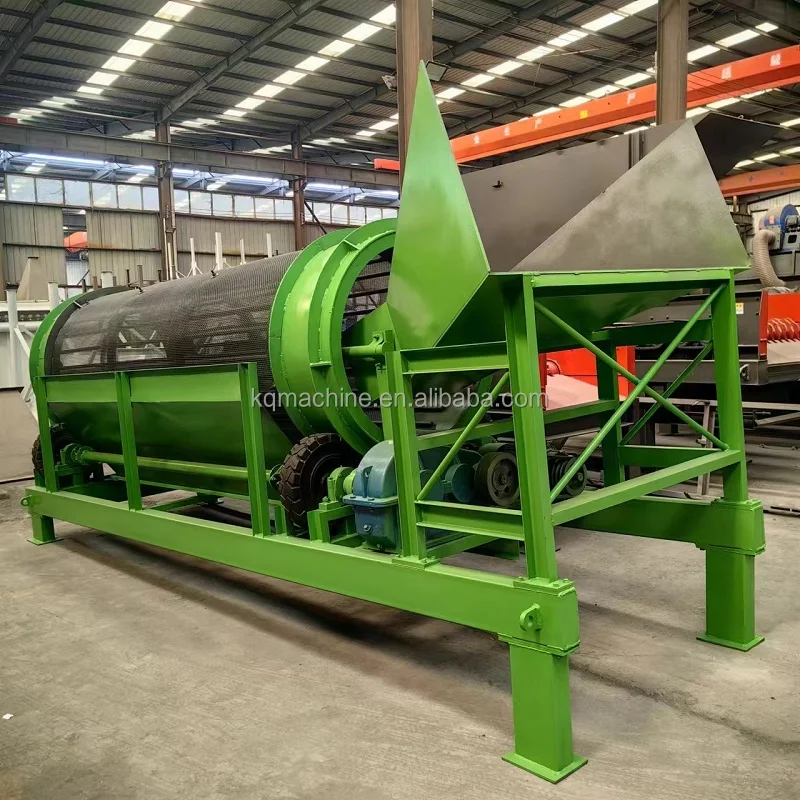 Heavy Rotary Drum Screen Mini Portable Gold Trommel Washing Plant  Trommel For Gold