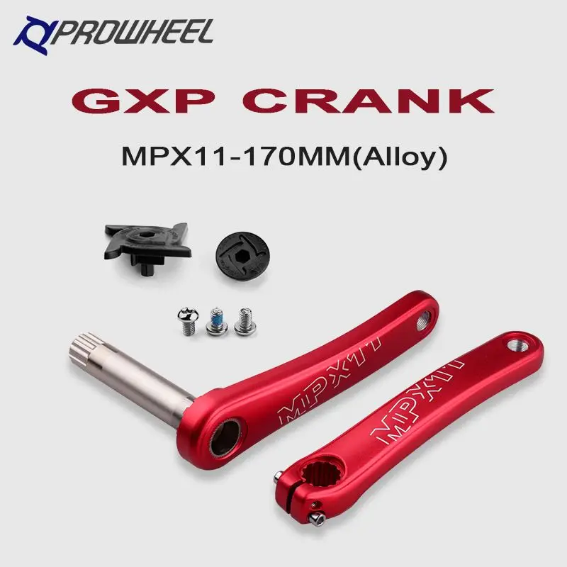 Коленчатый рычаг для велосипеда PROWHEEL 170 мм GXP коленчатый 8 9 10 11 S Звездочка горного SHIMANO