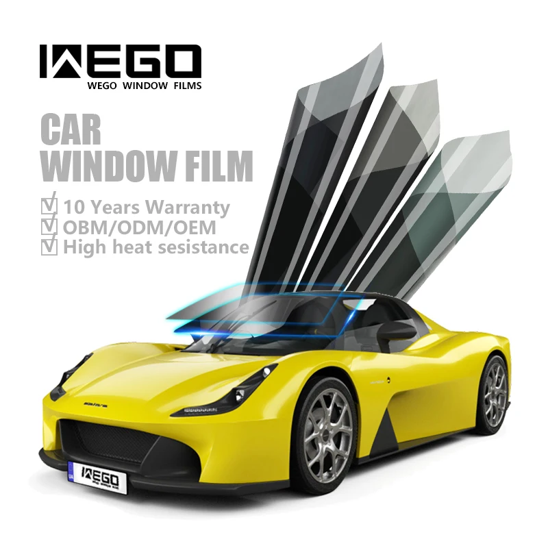 Made in China wholesale car uv window film 2x HD perfect heat insulation car tint for all car model window use