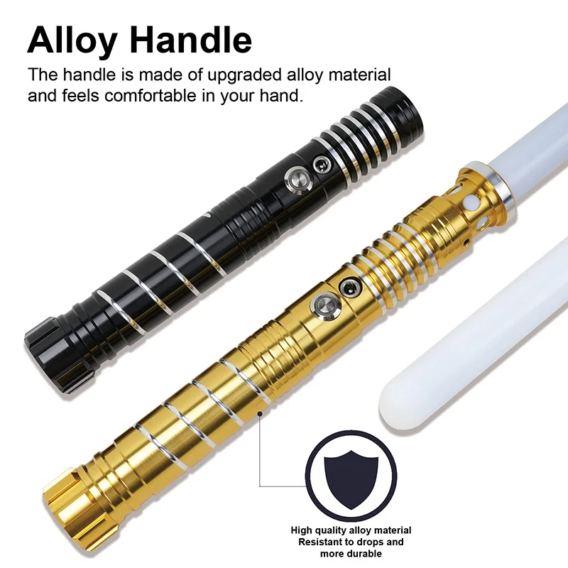 16 Colors Metal Hilt Light Saber USB Rechargeable Light Sword with Sounds Effect Lightsaber Toys For Kids Adult