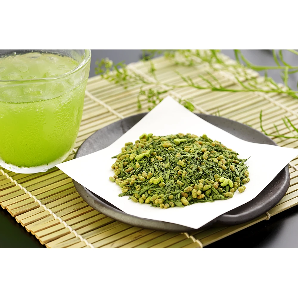 Genmaicha grain loose health blended packing tea bag custom design