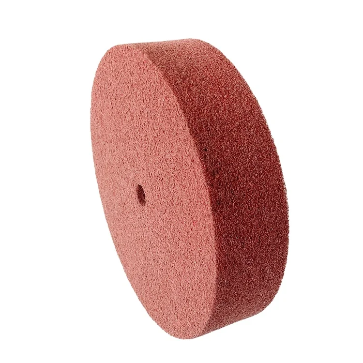 Factory price 8 inch u3 non woven nylon polishing wheel buffing wheel