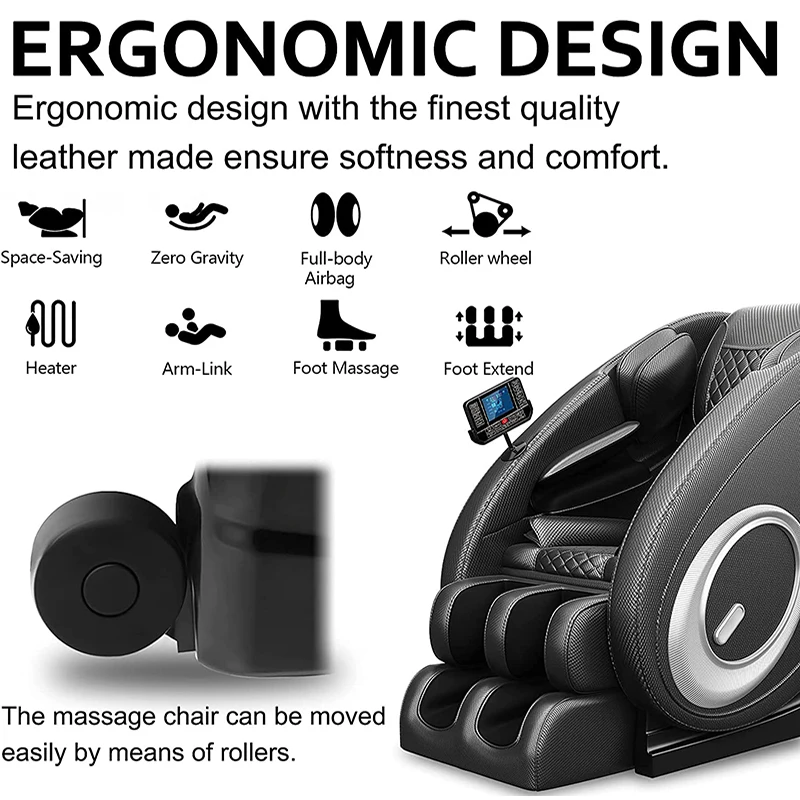 oyeal China modern design  foot SPA fixed massage full body massager straight screen high quality cheapest massage chair