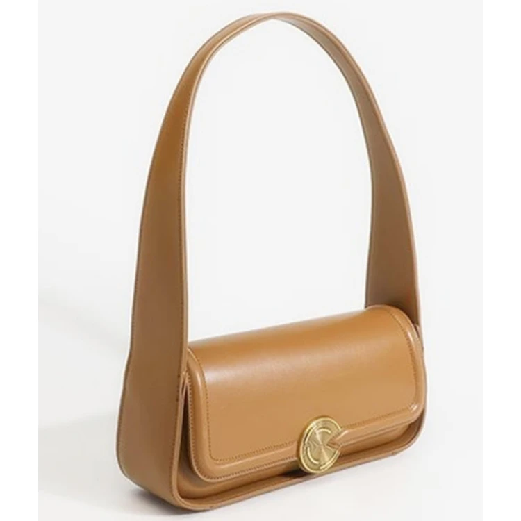 Custom LOGO new advanced underarm bag Western shoulder PU handbag