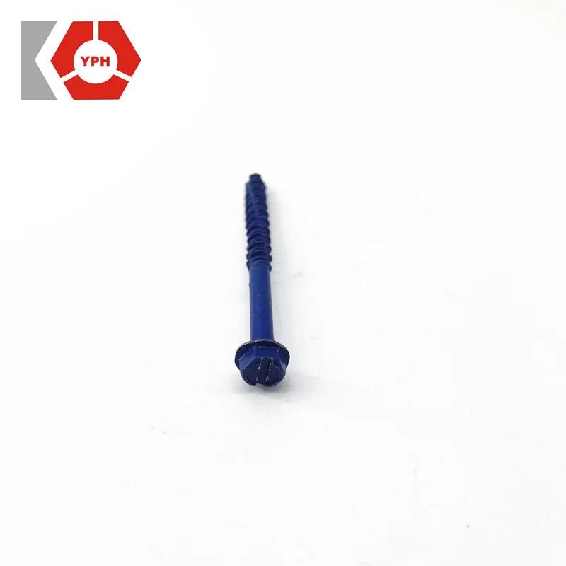 High quality concrete screw flat phillips head countersunk ruspert surface treatment
