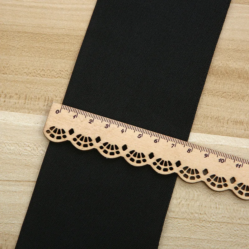 Imitation Nylon Brushed Elastic Polyester High Elastic Velvet Elastic Bottom Pants Waist Elastic Webbing