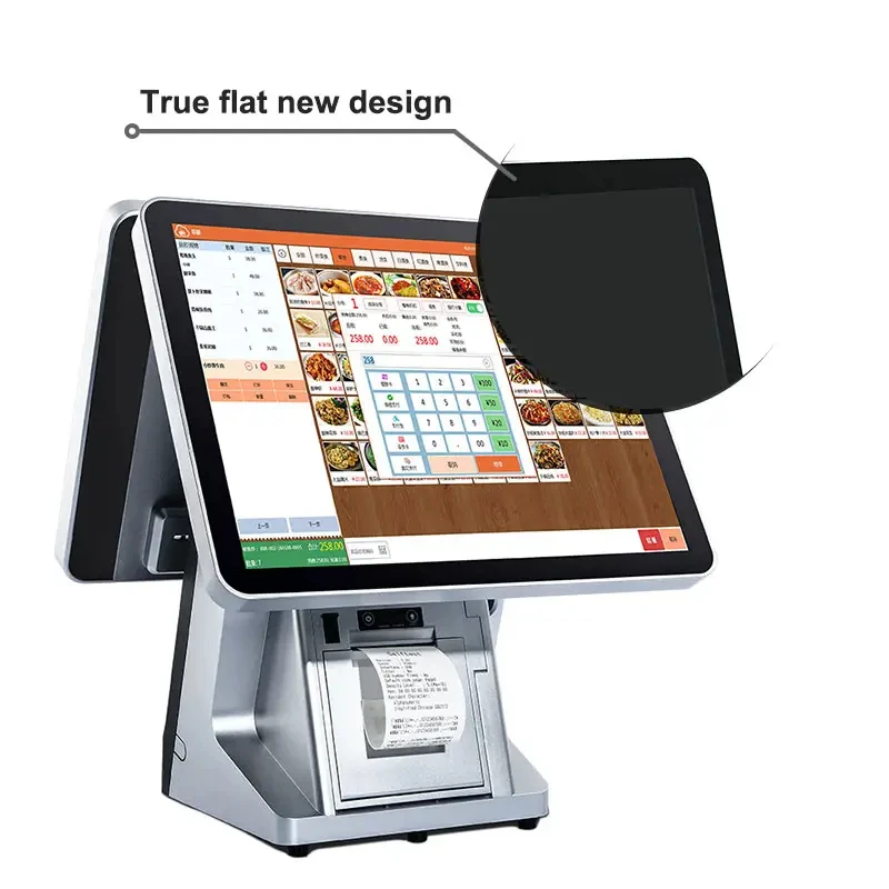 Smart Pos Machine Wifi Cash Register Dual Screen Window All In One Pos Systems Clothing Store For Pharmacy Restaurants