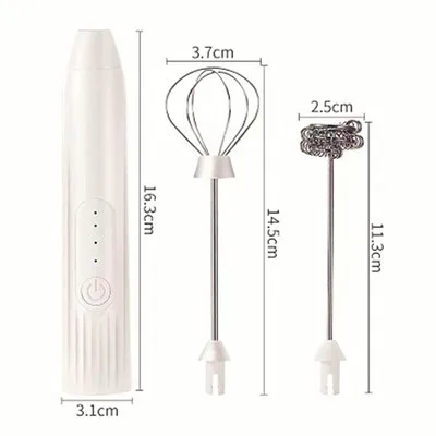 Bulk Egg Whisk for Baking Handheld Kitchen Tools Balloon Shape Electric Stainless Steel Egg Beater