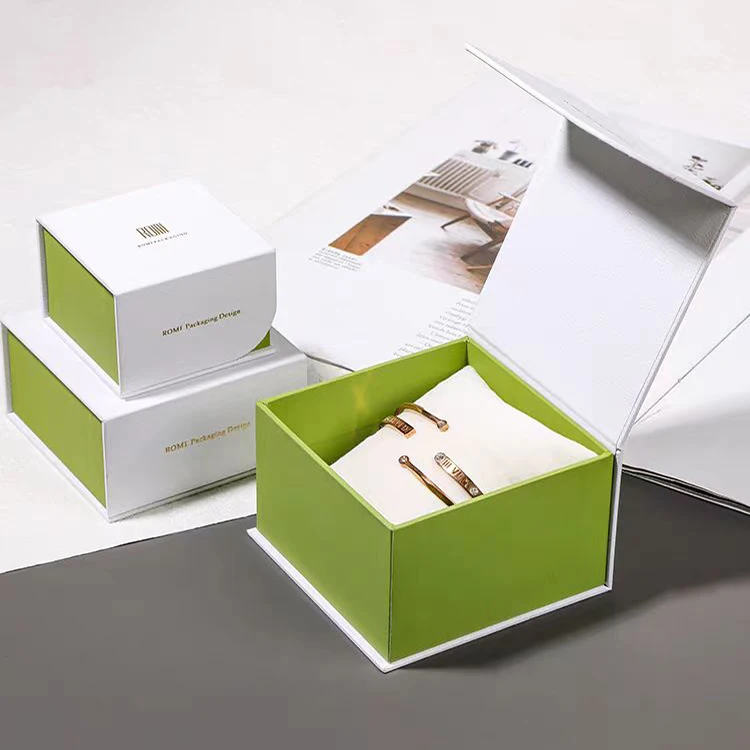 custom paper cardboard ceramic jewelry display packaging box with logo