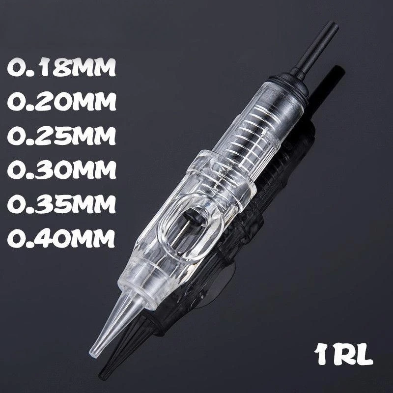 1RL Tattoo Cartridge Needle Single Packing Universal Disposable for Lips Eyebrow Scalp  Sterile Tattoo Needles