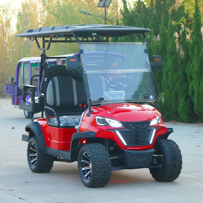 Classic Motorcycles Vehicle Golf Trolley Lithium Battery 4 Seater Golf Cart For Sale