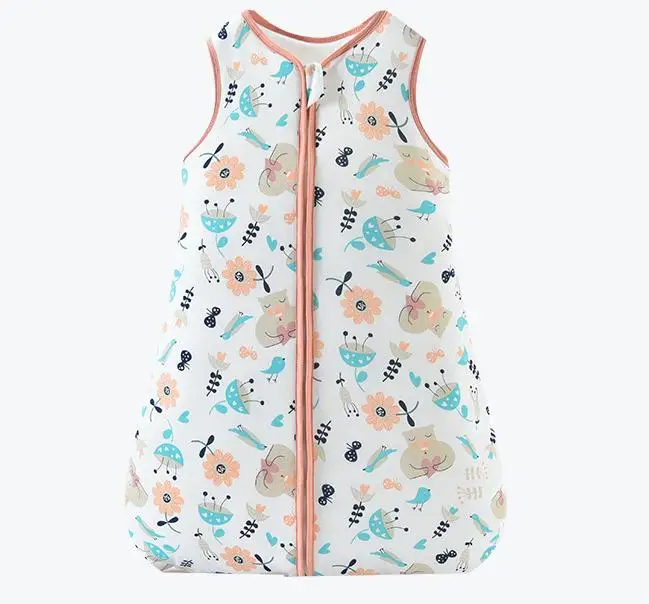 Baby Sleep Sack 6-12 Months 3 Pack 100% Cotton Lightweight 0.5 TOG Wearable Blanket Baby Sleep Bag with 2-Way Zipper for Newborn