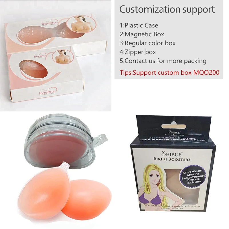 Wholesale Factory Ladies Sexy Waterproof Adhesive Bra Strapless Sticky Invisible Push Up Silicone Bra For Backless Dress