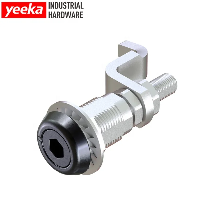 1422 Metal cabinet compression panel lock, large version adjustable grip range compression lock latch