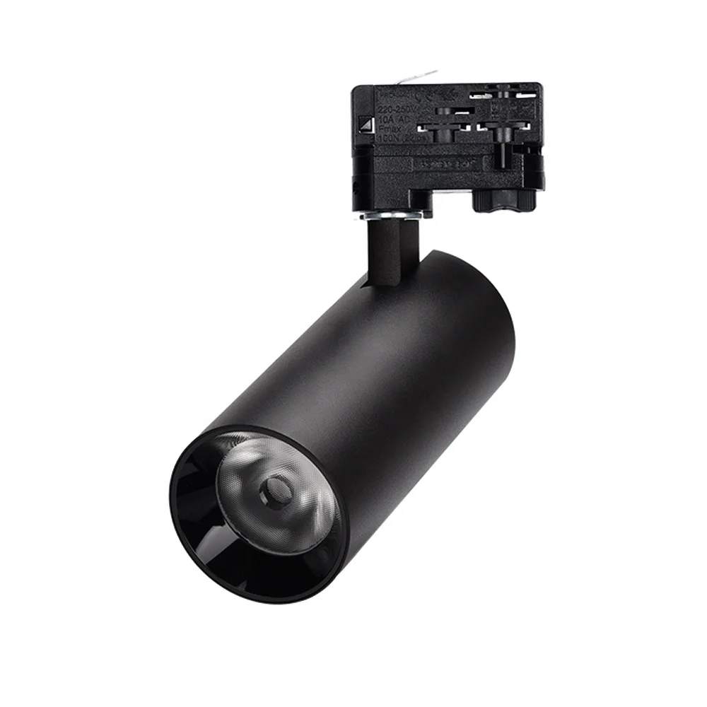 Affordable price aluminium alloy cob business rotate flicker free track light dali